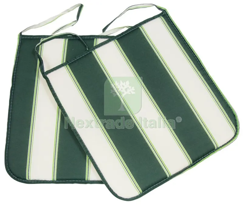 4PZ Cuscino Panarea Dimensioni CM.39X39X2 Rigato Verde — Tempo libero outdoor — rif. FERX.93858 4PZ Cuscino Panarea Dimensioni CM.39X39X2 Rigato Verde — Tempo libero outdoor — rif. FERX.93858