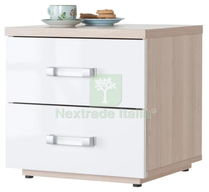 Kit Comodino 2 Cassetti CM 45X40X43,5H FRASS/B.LACC — Arredo — rif. FERX.93920 Kit Comodino 2 Cassetti CM 45X40X43,5H FRASS/B.LACC — Arredo — rif. FERX.93920