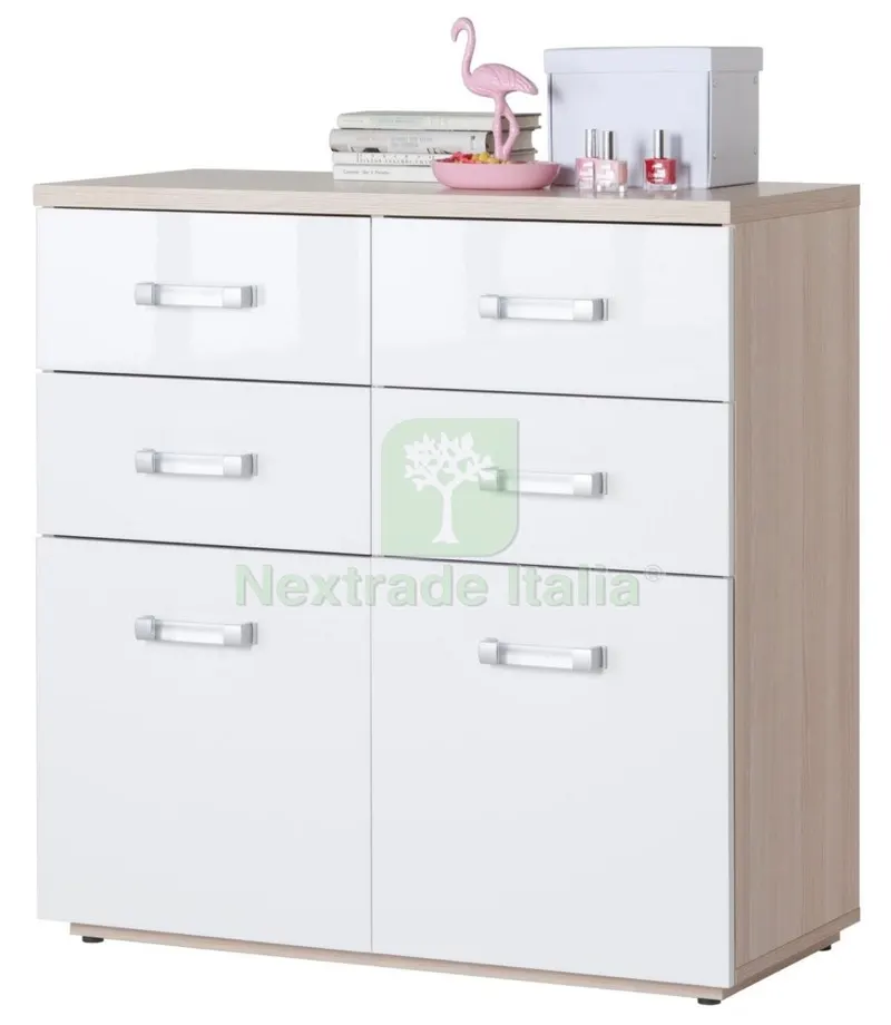 Kit Cassettone 4+2 Cassetti CM 88X40X89H FRASS/B.LACC — Arredo — rif. FERX.93921 Kit Cassettone 4+2 Cassetti CM 88X40X89H FRASS/B.LACC — Arredo — rif. FERX.93921