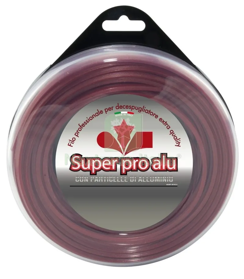 FILO NYLON ALUMADE QUADRO 4X25MT RED — Ricambi e accessori macchine da giardino — rif. FERX.93932