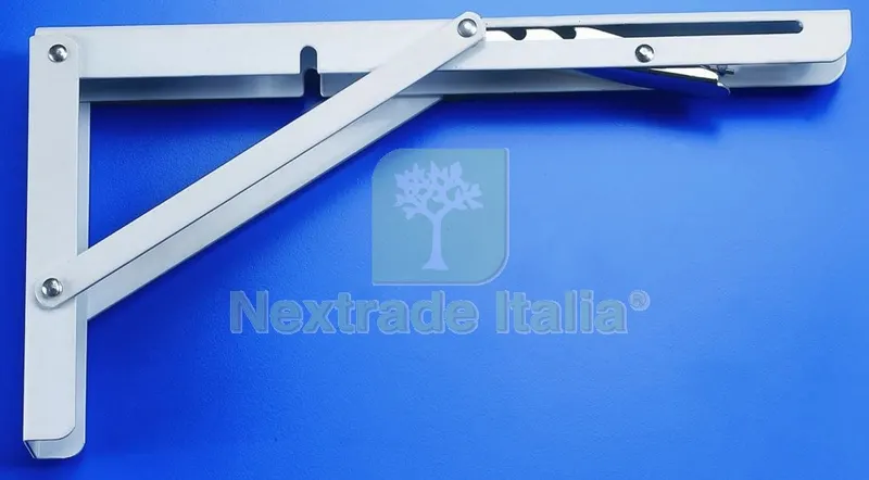 4PZ Reggimensole 3 Posizioni Portata KG.70 Alluminio Bianco CM.30 — Arredo — rif. FERX.93955