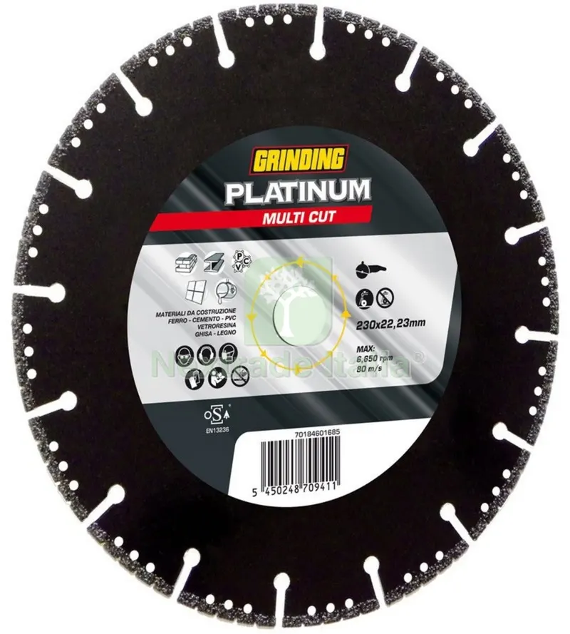 GRINDING DISCO DIAM. PLATINUM MULTI CUTDIAMETRO. 230 — Punte, frese e dischi — rif. FERX.94004