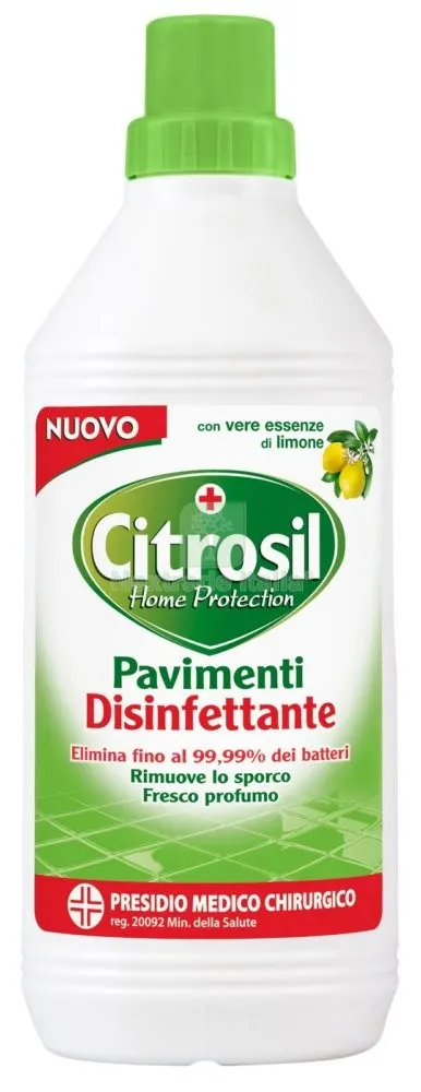 12PZ CITROSIL PER PAVIMENTI DISINFETTANTE ML. 900 — Diluenti e solventi — rif. FERX.94034 12PZ CITROSIL PER PAVIMENTI DISINFETTANTE ML. 900 — Diluenti e solventi — rif. FERX.94034