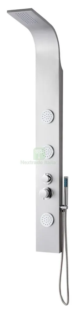 Pannello Idromassaggio in Alluminio 3 Getti A72 — Flessibili e allacci — rif. FERX.94036 Pannello Idromassaggio in Alluminio 3 Getti A72 — Flessibili e allacci — rif. FERX.94036