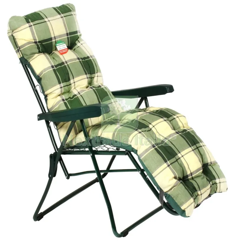 Sdraio con Poggiapiedi 6 Posizioni COD.9010CN Colori Assortiti — Tempo libero outdoor — rif. FERX.94043