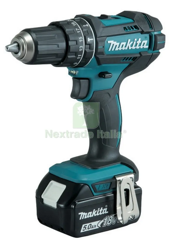 Makita Trapano con 2 Batteria 18VP-5AH DHP482RTJ — Trapani e avvitatori — rif. FERX.94068