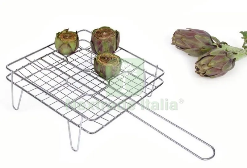 Graticola Cromata per Carciofi CM.27X27 — Tempo libero outdoor — rif. FERX.94091