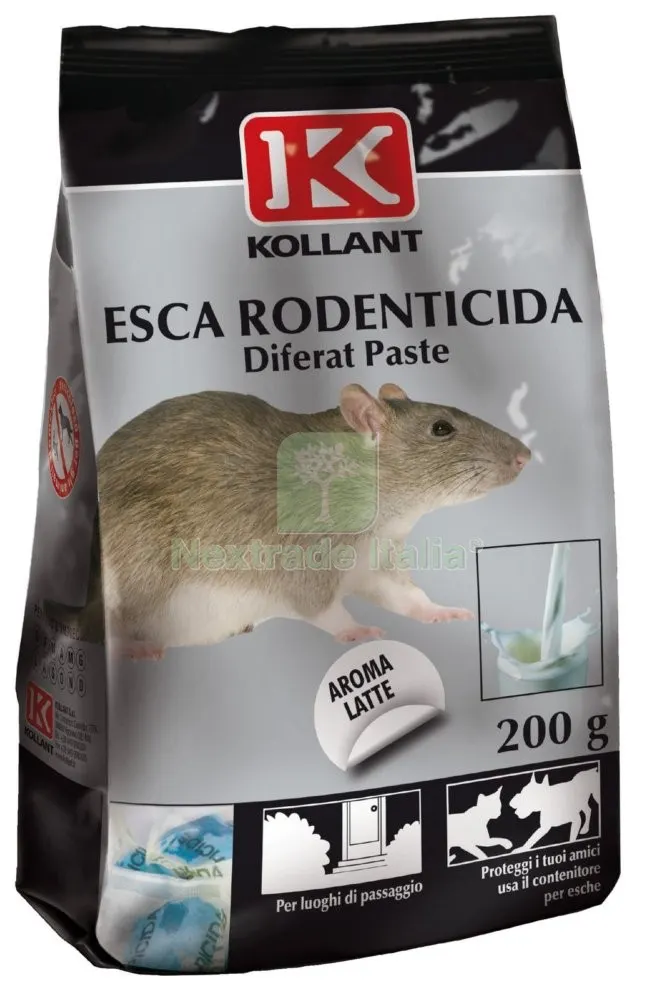 25PZ Esca Topicida Fresca in Pasta'diferat' GR.200 — Disinfestazione e controllo nocivi — rif. FERX.94093