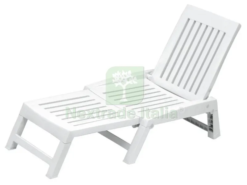 Lettino 'orfeo' Bianco — Tempo libero outdoor — rif. FERX.94107 Lettino 'orfeo' Bianco — Tempo libero outdoor — rif. FERX.94107