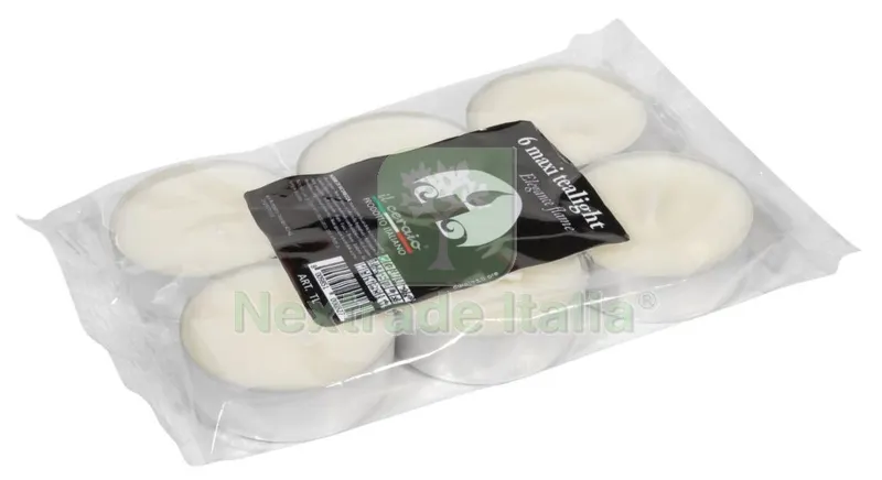 12CF TEA-Light Maxi D 60 Confezione 6 PZ — Attrezzi da giardino — rif. FERX.94140