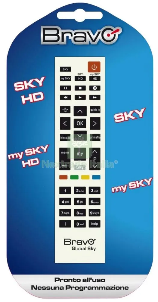 TELECOMANDO PER RICEVITORI SKY GLOBAL SKY — Telecomandi e ricambi — rif. FERX.94141
