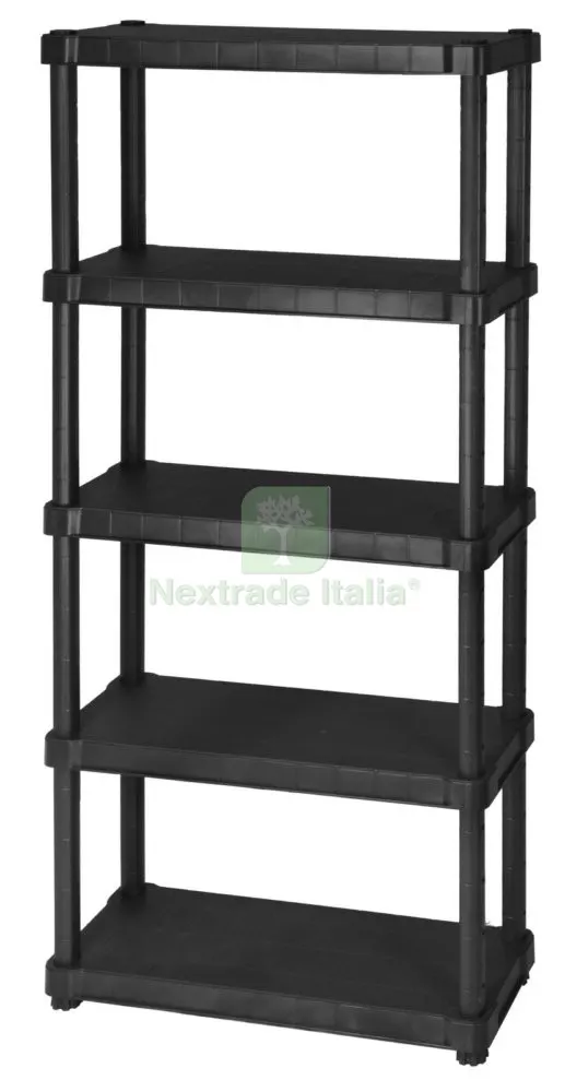 Scaffale Resina 5 Ripiani 80X30XH188 CM — Casalinghi e organizzazione — rif. FERX.94235