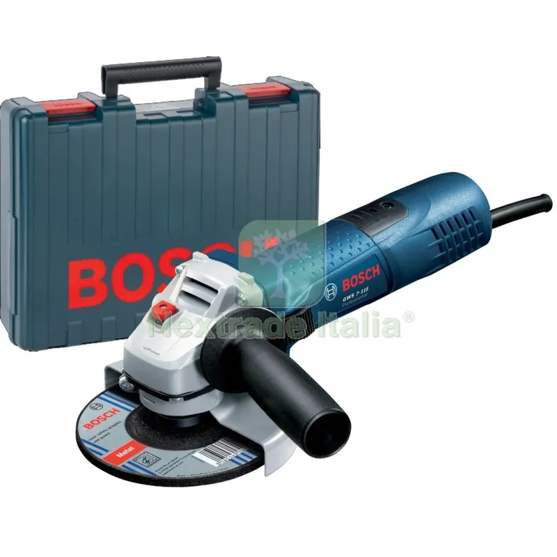 Bosch-B Mini-Smerigliatrice 720W GWS7-115 Kit — Smerigliatrici e seghe — rif. FERX.94256 Bosch-B Mini-Smerigliatrice 720W GWS7-115 Kit — Smerigliatrici e seghe — rif. FERX.94256