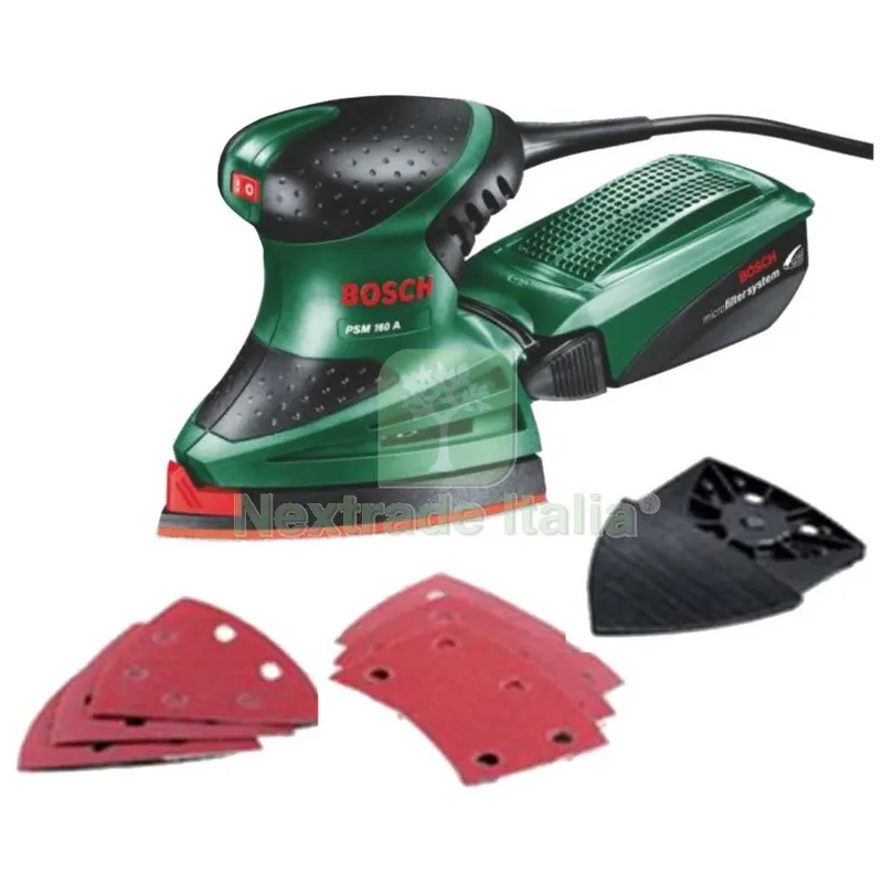 BOSCH-V LEVIGATRICE PALMARE PSM160A 160W — Smerigliatrici e seghe — rif. FERX.94272 BOSCH-V LEVIGATRICE PALMARE PSM160A 160W — Smerigliatrici e seghe — rif. FERX.94272