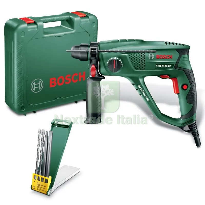 BOSCH-V TASSELLATORE 550W PBH 2100 RE + SET PUNTE — Trapani e avvitatori — rif. FERX.94274