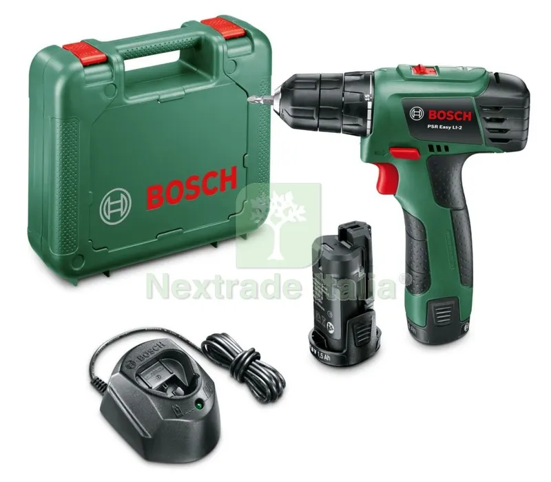 Bosch-V Trapano 2 Batterie Easy Drill 1200 — Trapani e avvitatori — rif. FERX.94282 Bosch-V Trapano 2 Batterie Easy Drill 1200 — Trapani e avvitatori — rif. FERX.94282