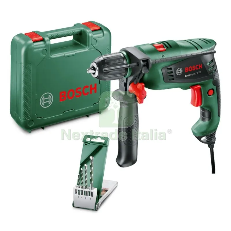 Bosch-V Trapano Elettrico 570W Impact 570KIT — Trapani e avvitatori — rif. FERX.94288 Bosch-V Trapano Elettrico 570W Impact 570KIT — Trapani e avvitatori — rif. FERX.94288