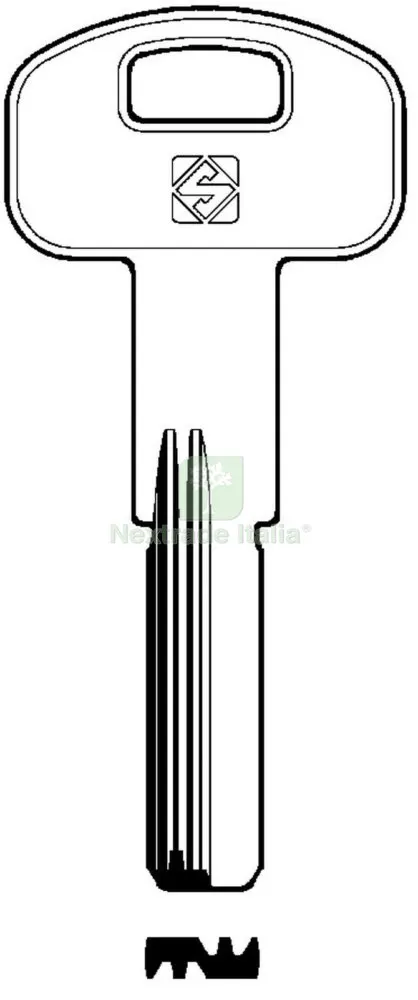 5PZ CHIAVI PUNZONATE SILCA IBF2R OLC GR.6 — Chiavi grezze e duplicati — rif. FERX.94334 5PZ CHIAVI PUNZONATE SILCA IBF2R OLC GR.6 — Chiavi grezze e duplicati — rif. FERX.94334