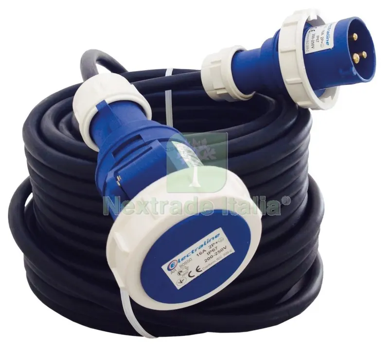 PROLUNGA INDUSTRIALE 20MT IP67 CAVO 3X2,5 — Interruttori e prese — rif. FERX.94355