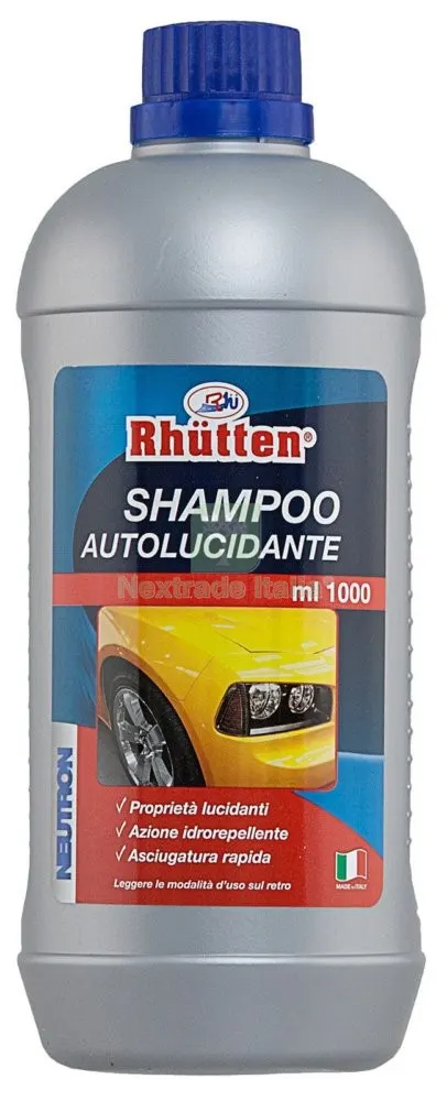12PZ RHUTTEN SHAMPOO AUTOLUCIDANTE 1000 ML. — Cura e pulizia auto — rif. FERX.94367