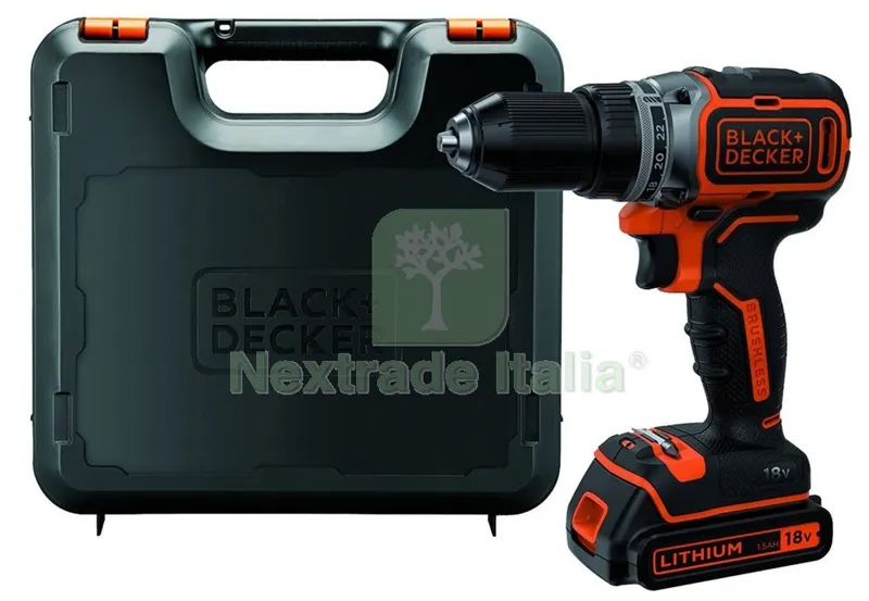 Trapano B+D Brushless 18V-LI BL186K — Trapani e avvitatori — rif. FERX.94418 Trapano B+D Brushless 18V-LI BL186K — Trapani e avvitatori — rif. FERX.94418
