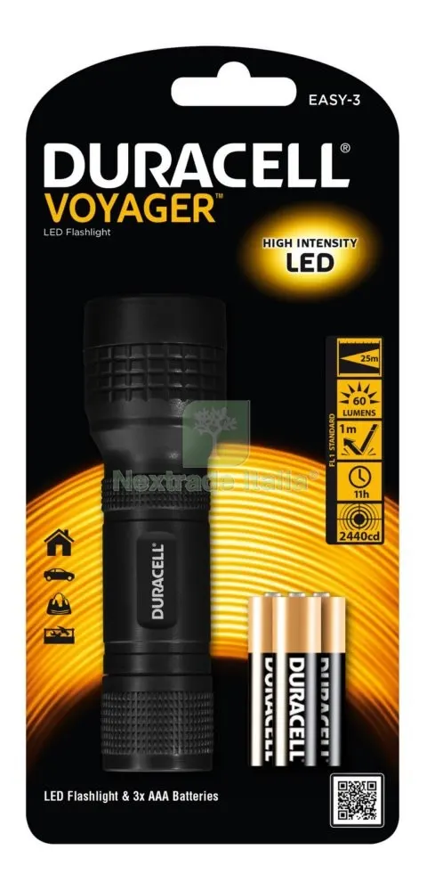 Duracell Torcia EASY3 3AAA Incluse — Batterie e caricabatterie — rif. FERX.94427 Duracell Torcia EASY3 3AAA Incluse — Batterie e caricabatterie — rif. FERX.94427