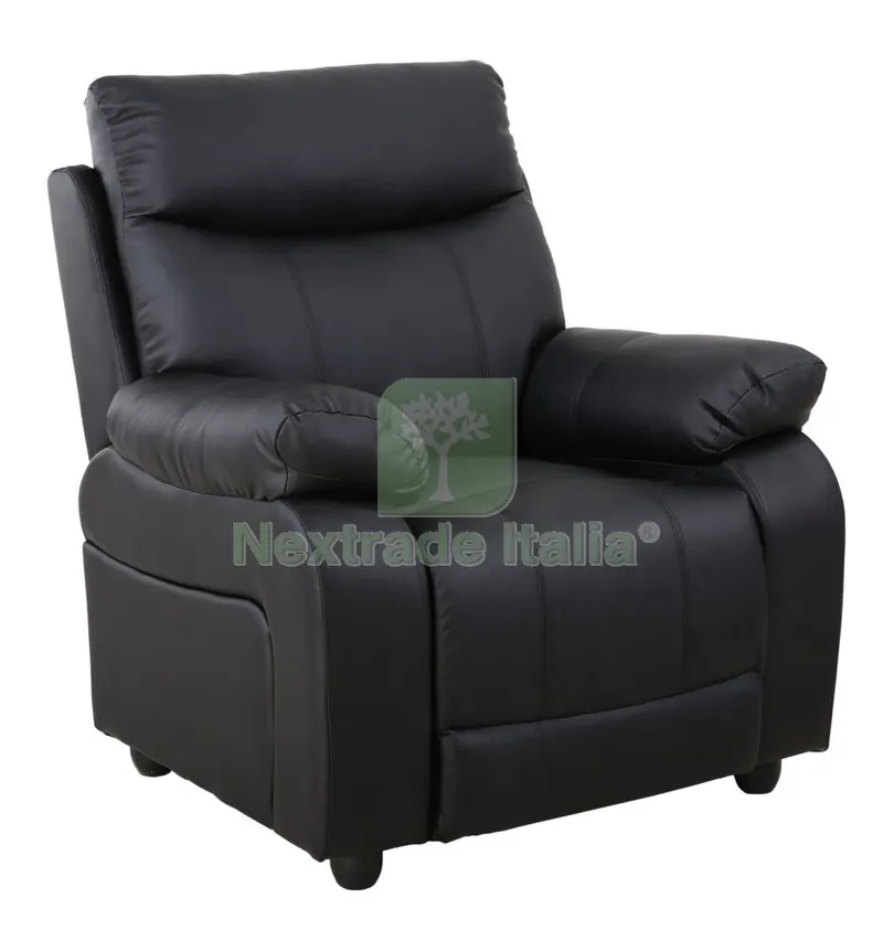 Poltrona Recliner "dubai" Reclinabile Colore Nera — Arredo — rif. FERX.94437 Poltrona Recliner "dubai" Reclinabile Colore Nera — Arredo — rif. FERX.94437