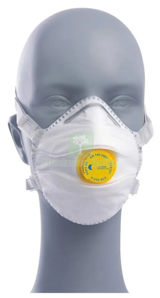 5PZ Mascherina Protettiva Irudek FFP3 con Valvola 230SVL — Protezioni corpo — rif. FERX.94442