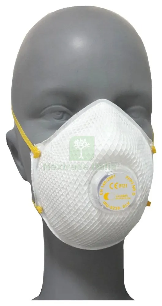 5PZ Mascherina Protettiva Irudek FFP3 a Rete con Valvola 9230 — Protezioni corpo — rif. FERX.94443 5PZ Mascherina Protettiva Irudek FFP3 a Rete con Valvola 9230 — Protezioni corpo — rif. FERX.94443