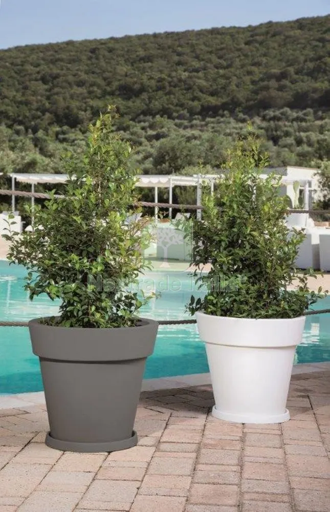 VASO GEMMA DIAM. 50X45H GRIGIO — Vasi e fioriere — rif. FERX.94454