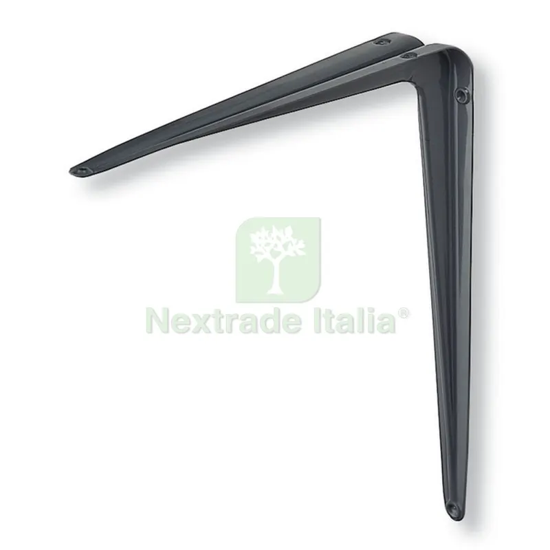 20PZ Reggimensola Nervata Grigia 75X100 MM — Ferramenta per legno e mobili — rif. FERX.9447 20PZ Reggimensola Nervata Grigia 75X100 MM — Ferramenta per legno e mobili — rif. FERX.9447