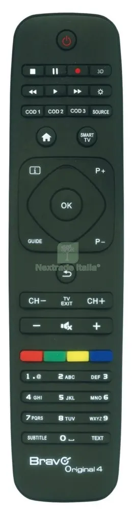 TELECOMANDO TV BRAVO ORIGINAL 4 PHILIPS — Telecomandi e ricambi — rif. FERX.94482