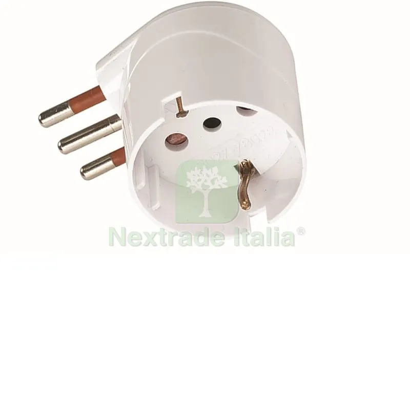 ADATTATORE SCHUKO 90° 16A A 2 POLI + TERRA — Interruttori e prese — rif. FERX.94492 — foto 3 ADATTATORE SCHUKO 90° 16A A 2 POLI + TERRA — Interruttori e prese — rif. FERX.94492 — foto 3