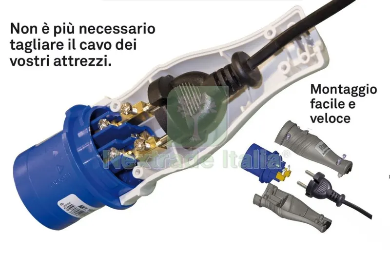 ADATTATORE INDUSTRIALE SPINA SCHUKO IP44 ART. 1820 — Interruttori e prese — rif. FERX.94496 ADATTATORE INDUSTRIALE SPINA SCHUKO IP44 ART. 1820 — Interruttori e prese — rif. FERX.94496