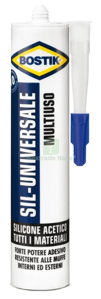 24PZ BOSTIK CARTUCCIA SIL-UNIVERSALE BIANCO ML.280 — Adesivi e sigillanti — rif. FERX.9451