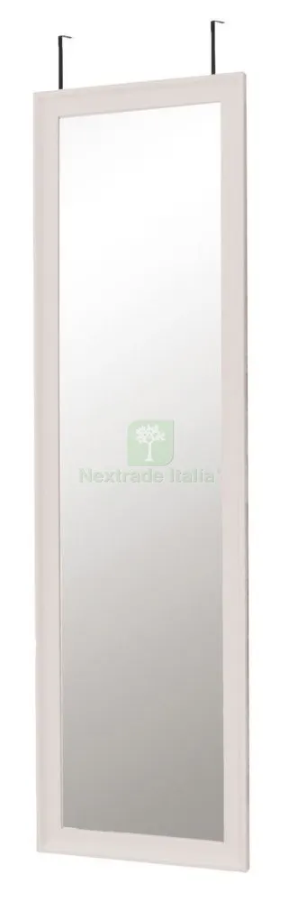 6PZ Specchio da Porta con Cornice in Legno CM 36X136H Bianco — Cornici e portafoto — rif. FERX.94513 6PZ Specchio da Porta con Cornice in Legno CM 36X136H Bianco — Cornici e portafoto — rif. FERX.94513