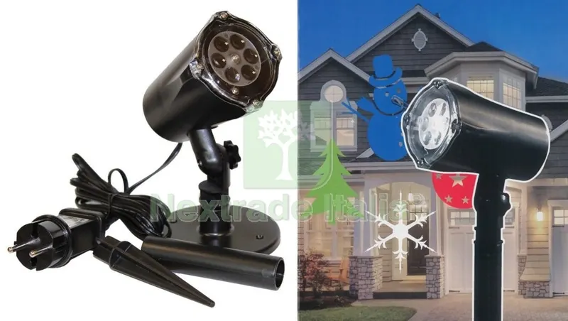 Proiettore LED IP44 da Esterno con Fissaggi — Illuminazione — rif. FERX.94523 Proiettore LED IP44 da Esterno con Fissaggi — Illuminazione — rif. FERX.94523