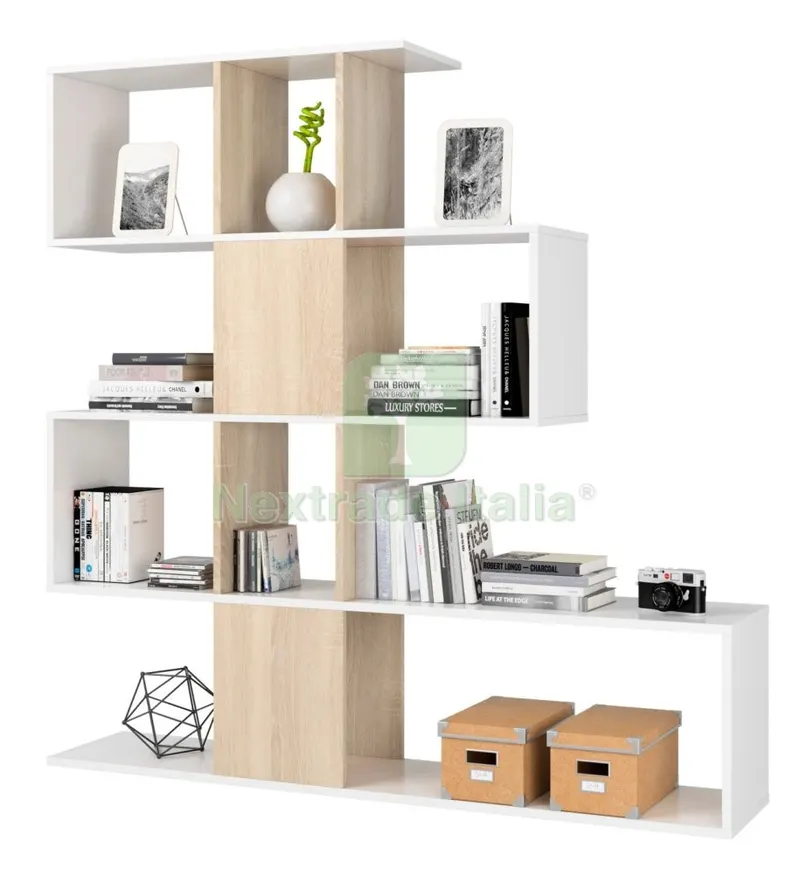 Kit Libreria ZIG ZAG 145X28X145 Bianco Canadian — Arredo — rif. FERX.94609 Kit Libreria ZIG ZAG 145X28X145 Bianco Canadian — Arredo — rif. FERX.94609