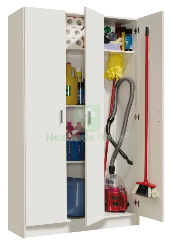 Kit Armadio 3 Ante 4 Ripiani Multiuso 108X37XH180 CM — Arredo — rif. FERX.94625