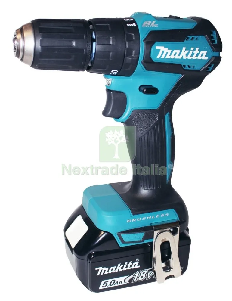 Makita Trapano Brushless 2B.18V LI-ION 5 Ah DHP483RTJ — Trapani e avvitatori — rif. FERX.94626 Makita Trapano Brushless 2B.18V LI-ION 5 Ah DHP483RTJ — Trapani e avvitatori — rif. FERX.94626