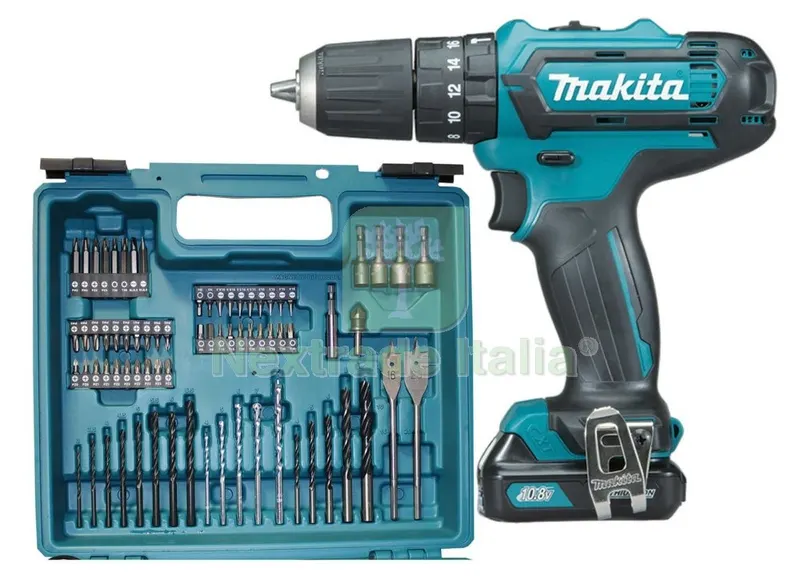 Makita Superkit 10,8VP-2AH-LI HP331DSAX1 2BAT — Marchi utensili elettrici — rif. FERX.94629 Makita Superkit 10,8VP-2AH-LI HP331DSAX1 2BAT — Marchi utensili elettrici — rif. FERX.94629