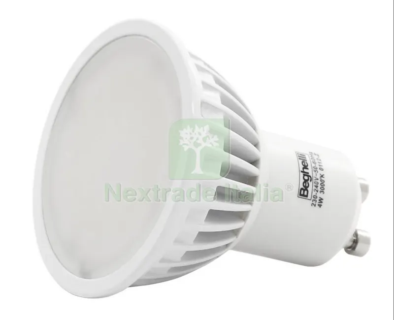 10PZ Beghelli Lampadina a LED GU10 W7 Fredda 4000K — Illuminazione — rif. FERX.94780