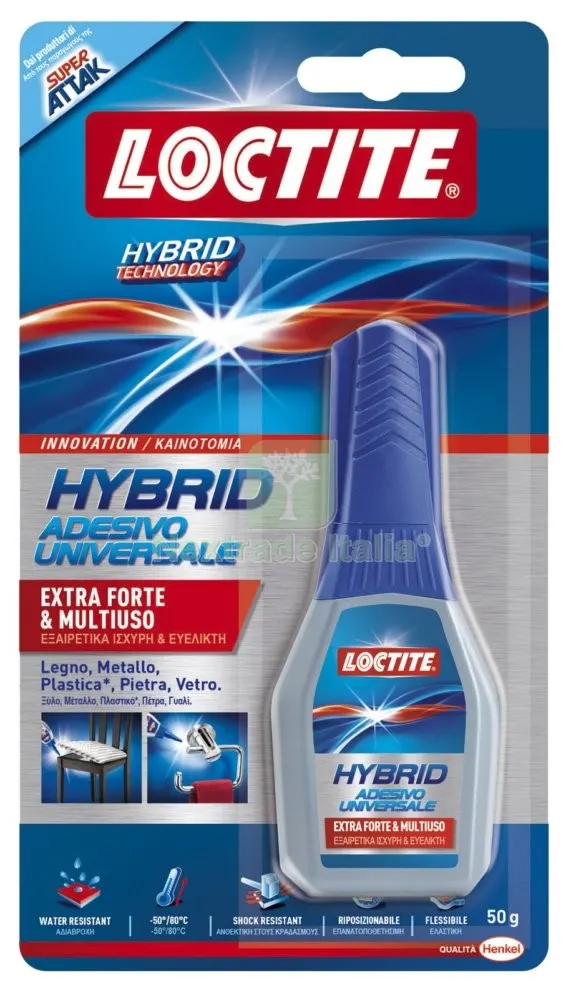 12PZ Loctite Hybrid Adesivo Universale GR. 50 — Adesivi e sigillanti — rif. FERX.9481