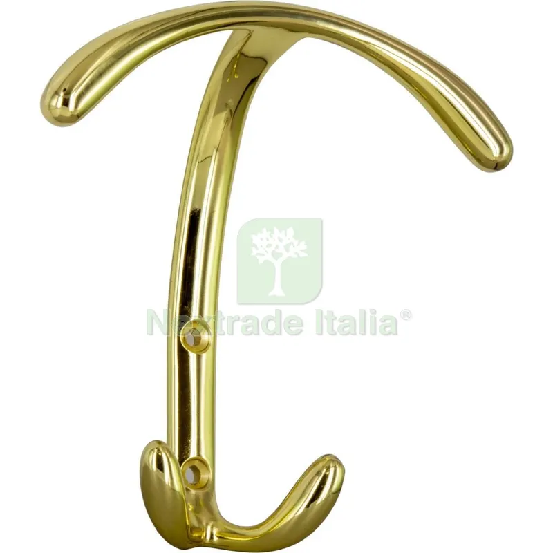 6PZ Appendabiti 120X123 MM ART. MG40084 Finitura Oro Lucido — Casalinghi e organizzazione — rif. FERX.94820 6PZ Appendabiti 120X123 MM ART. MG40084 Finitura Oro Lucido — Casalinghi e organizzazione — rif. FERX.94820