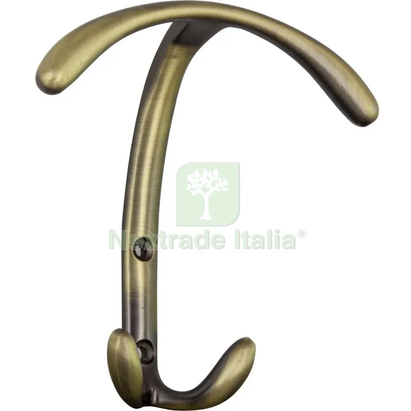 6PZ Appendabiti 120X123 MM ART. MG40085 Finitura Bronzo — Casalinghi e organizzazione — rif. FERX.94823