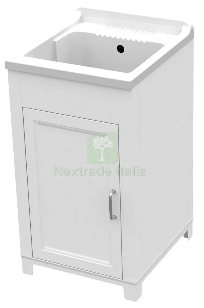 Kit Lavatoio Resina Antiacido 45X50 CM Bianco — Tubi e raccordi — rif. FERX.94825 Kit Lavatoio Resina Antiacido 45X50 CM Bianco — Tubi e raccordi — rif. FERX.94825