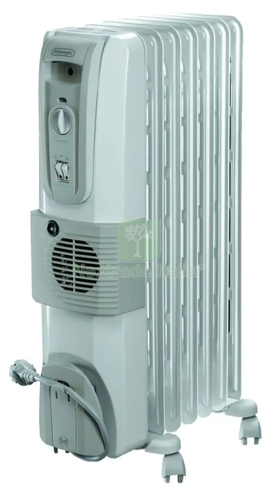 Radiatore a Olio 7E Turbo Delonghi 1200/1300/2000 W con Termostato Ambiente — Caldaie e radiatori — rif. FERX.94863 Radiatore a Olio 7E Turbo Delonghi 1200/1300/2000 W con Termostato Ambiente — Caldaie e radiatori — rif. FERX.94863