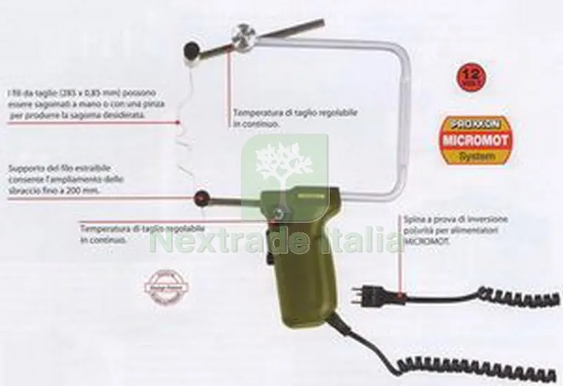 PROXXON 27082 TAGLIA POLISTIROLO — Isolanti e reti — rif. FERX.949