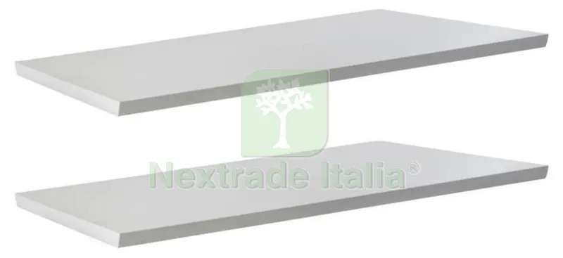 Kit 2 Mensole CM 69X35 Bianche — Arredo — rif. FERX.94902