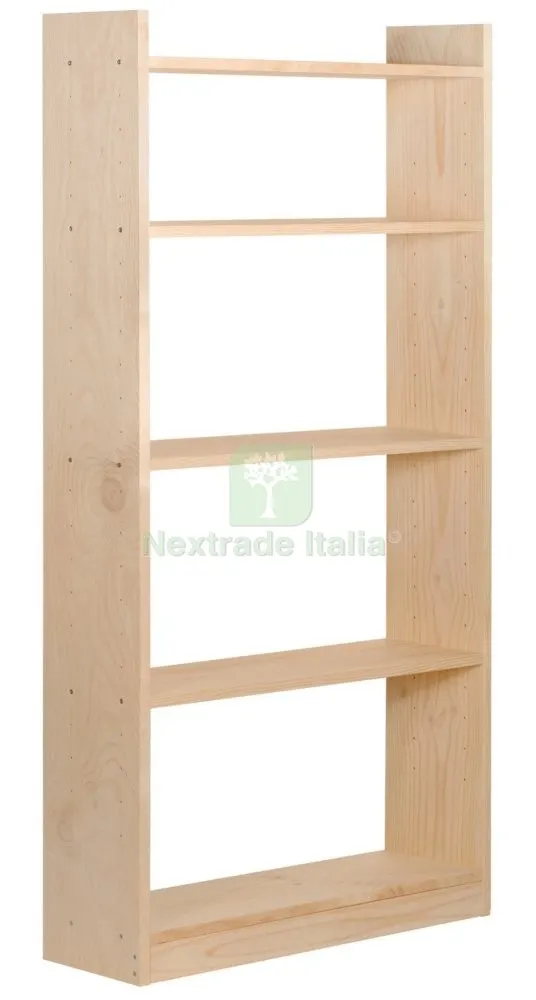Kit Libreria 5 Ripiani CM 80X25X184,7H — Arredo — rif. FERX.9491